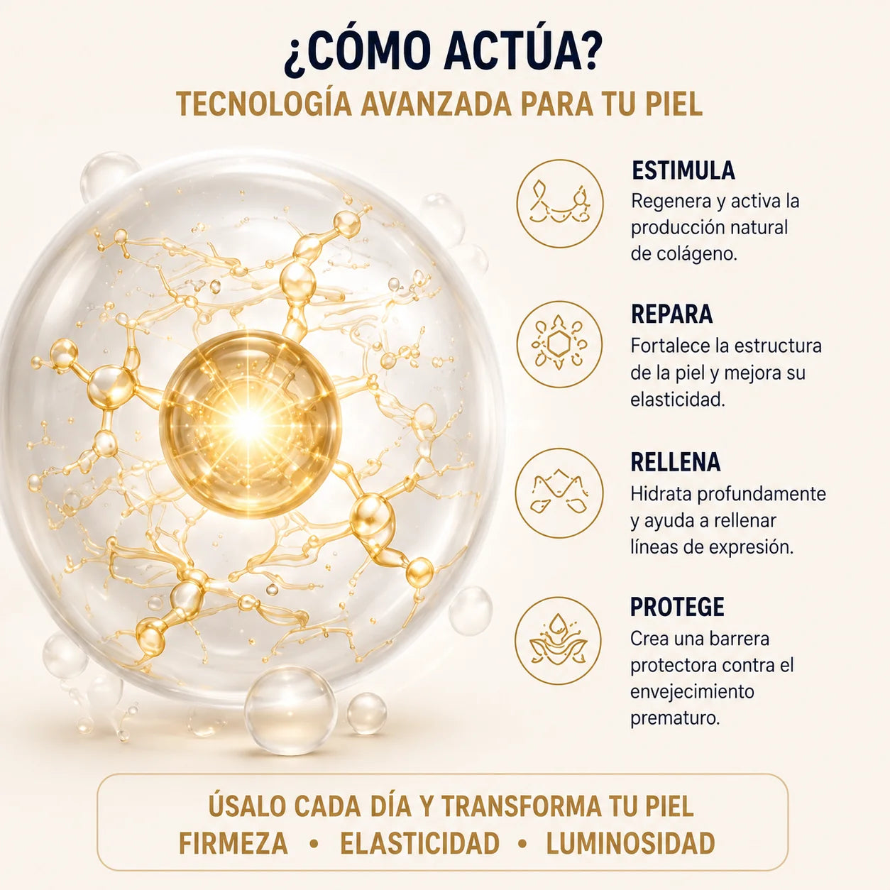 SÉRUM REAFIRMANTE CON PÉPTIDOS